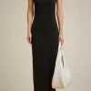 Shop Liviana conti Abito Grigio Chiaro Melang | Nero