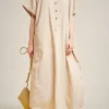 Store Liviana conti Abito Camicia Riga Piccola Sabbia