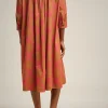 Clearance Liviana conti Abito Collo Camicia Check Nocciolata