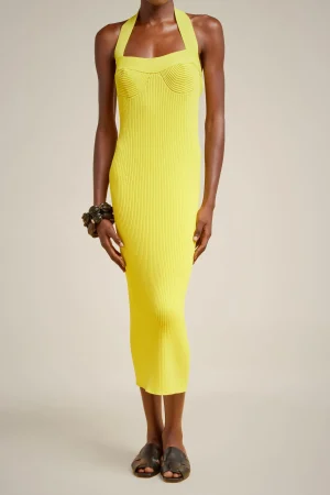 abito_con_coppe_0.webp Clearance Liviana conti Abito Con Coppe Crazy Lemon | Ebano | Nero