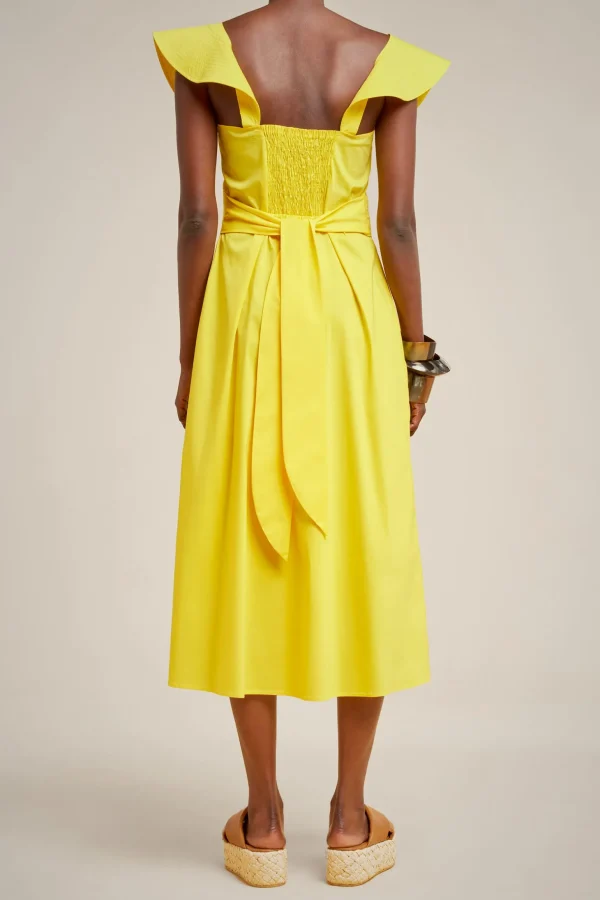 abito_con_impunture_1.webp Clearance Liviana conti Abito Con Impunture Crazy Lemon | Nero
