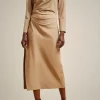 Fashion Liviana conti Abito Con Spacco Argilla