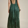 Outlet Liviana conti Abito Cut Out Bosco