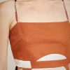 abito_cut_out_2.webp Flash Sale Liviana conti Abito Cut Out Pois Ruggine/Bianco