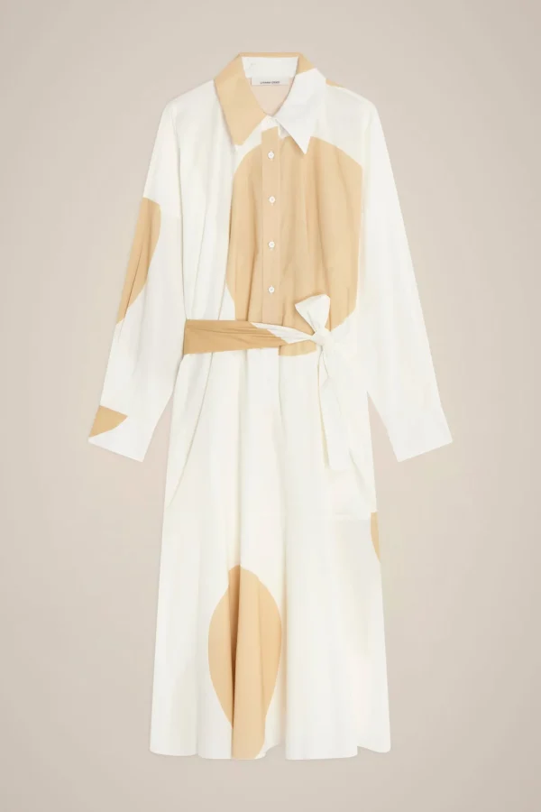 Cheap Liviana conti Abito Kimono Pois Bianco/Calce