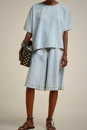 bermuda_0-2.webp Shop Liviana conti Bermuda Denim Light Blue