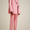 Online Liviana conti Blazer Doppiopetto Rosa Ruby | Marea | Latte D'Avena