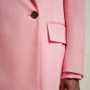 Online Liviana conti Blazer Doppiopetto Rosa Ruby | Marea | Latte D'Avena