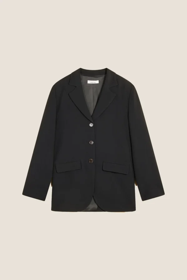 blazer_monopetto_6.webp Store Liviana conti Blazer Monopetto Mango | Latte D'Avena | Nero