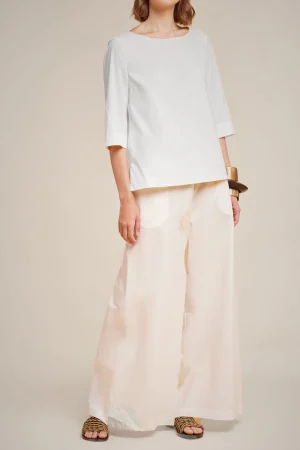 Hot Liviana conti Blusa Bianco | Corno | Notte | Bosco