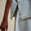 Best Liviana conti Blusa Denim Light Blue