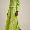 Outlet Liviana conti Blusa Arriccio Rete Lime/Argilla