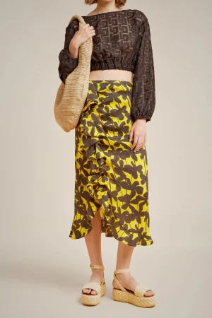 Sale Liviana conti Blusa Macrame' Moro