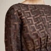 Sale Liviana conti Blusa Macrame' Moro