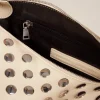 Shop Liviana conti Borsa Spalla Borchie Argilla | Nero