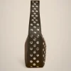 Shop Liviana conti Borsa Spalla Borchie Argilla | Nero