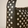 Shop Liviana conti Borsa Spalla Borchie Argilla | Nero