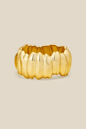 bracciale_scultoreo_0.webp Online Liviana conti Bracciale Scultoreo Oro