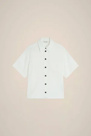 camicia_0-7.webp Outlet Liviana conti Camicia Bianco | Bacca | Nero
