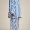 Clearance Liviana conti Camicia Riga Media Bluette