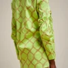 camicia_2-3.webp Cheap Liviana conti Camicia Rete Lime/Argilla
