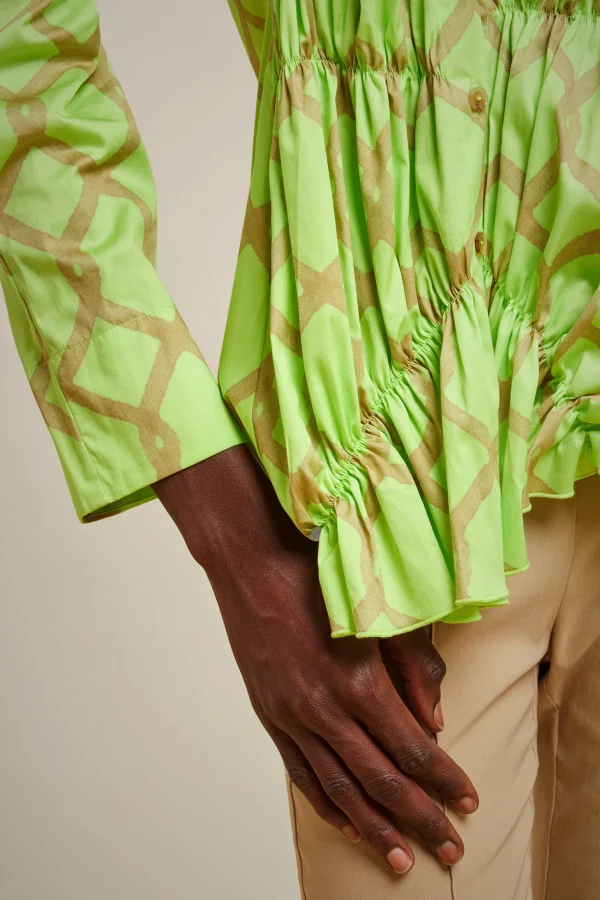 camicia_3-2.webp Cheap Liviana conti Camicia Rete Lime/Argilla