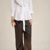 camicia_con_fiocco_0.webp Outlet Liviana conti Camicia Con Fiocco Bianco | Notte