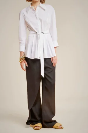 camicia_con_fiocco_0.webp Outlet Liviana conti Camicia Con Fiocco Bianco | Notte