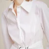 camicia_con_fiocco_2.webp Outlet Liviana conti Camicia Con Fiocco Bianco | Notte