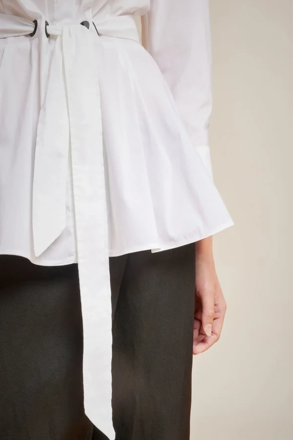 camicia_con_fiocco_3.webp Outlet Liviana conti Camicia Con Fiocco Bianco | Notte