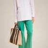 Flash Sale Liviana conti Camicia Con Tulle Bianco