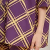 Outlet Liviana conti Camicia Manica Corta Check Bacca