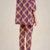 Outlet Liviana conti Camicia Manica Corta Check Bacca