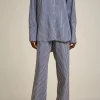 Clearance Liviana conti Camicia Slim Riga Blu/Azzurra
