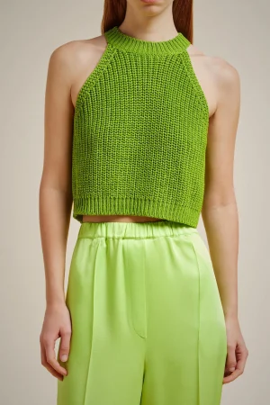 canotta_ppannocchia_0.webp Shop Liviana conti Canotta P.Pannocchia Cyber Lime | Nero