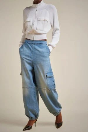 cargo_denim_0.webp Fashion Liviana conti Cargo Denim Mid Blu Denim