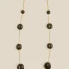 New Liviana conti Collana Lunga Ebano/Oro