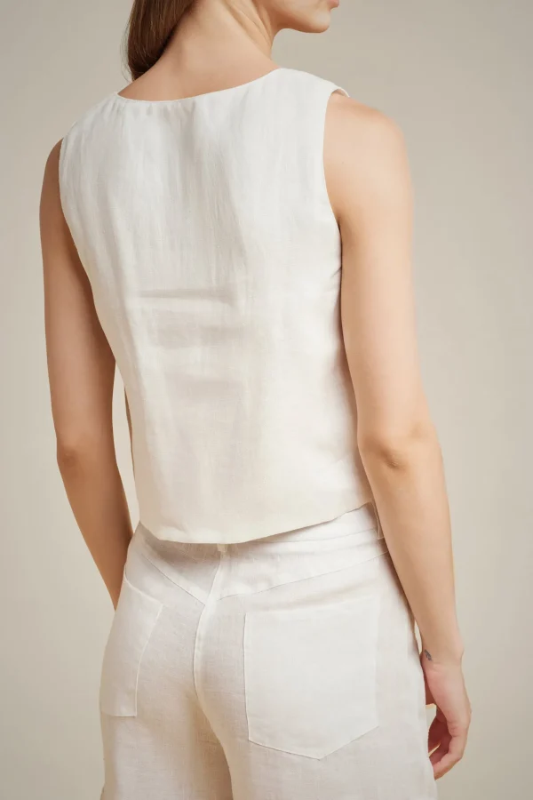 crop_top_1.webp Outlet Liviana conti Crop Top Bianco | Nero