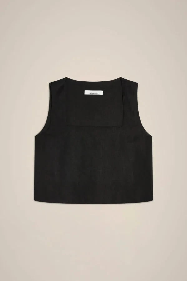 crop_top_4.webp Outlet Liviana conti Crop Top Bianco | Nero