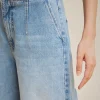 Hot Liviana conti Cropped Jeans Denim Light Blue