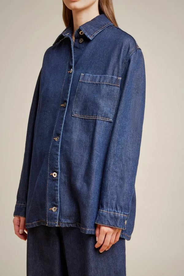 Discount Liviana conti Denim Jacket Denim Blu Scuro