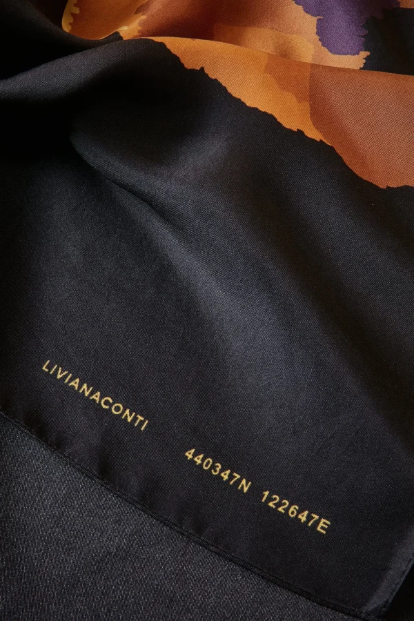 Discount Liviana conti Foulard/ T-Shirt Viola Tricolor