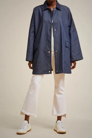Shop Liviana conti Giacca Denim Notte