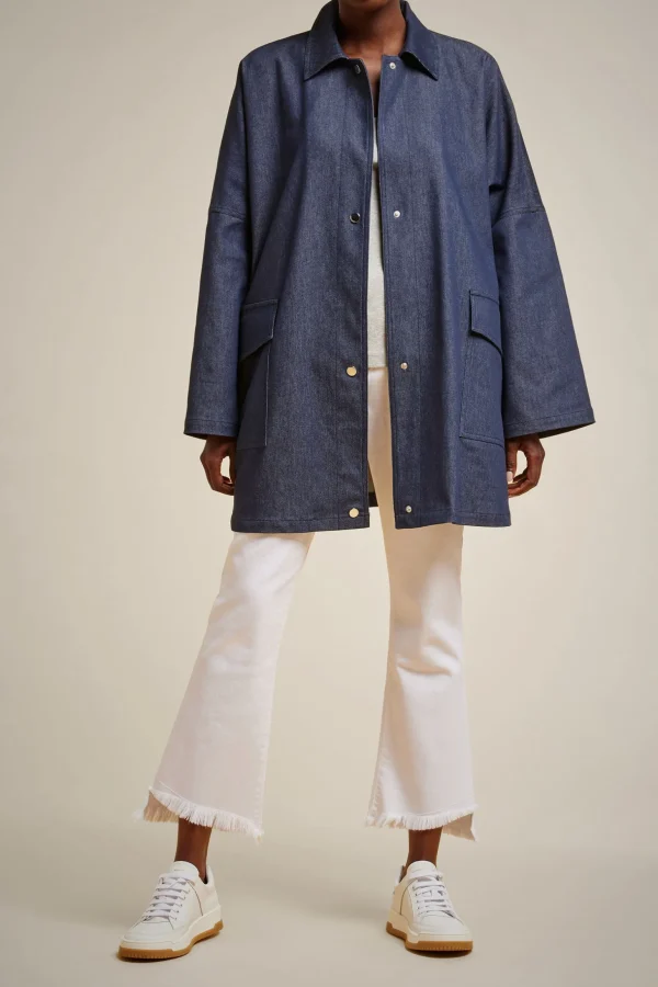 Shop Liviana conti Giacca Denim Notte