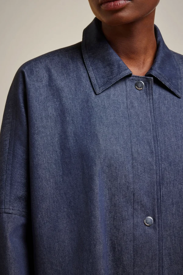 Shop Liviana conti Giacca Denim Notte