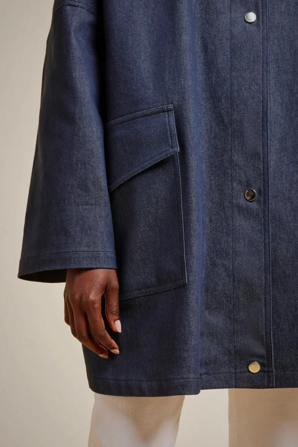 Shop Liviana conti Giacca Denim Notte