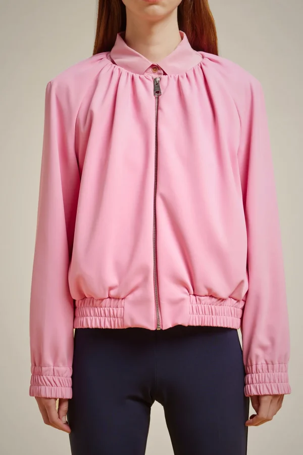 giacca_zip_1.webp Online Liviana conti Giacca Zip Rosa Ruby | Latte D'Avena