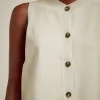 gilet_con_bottoni_1.webp Best Liviana conti Gilet Con Bottoni Bianco | Corno | Mango | Nero