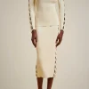 gonna_bande_laterali_intr_0.webp Discount Liviana conti Gonna Bande Laterali Intrecciate Corno