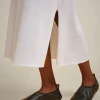 gonna_coste_spacchi_3.webp Cheap Liviana conti Gonna Coste Spacchi Bianco